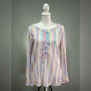 CLEARANCE! Tommy Hilfiger Colorful Striped Tunic Size L EUC